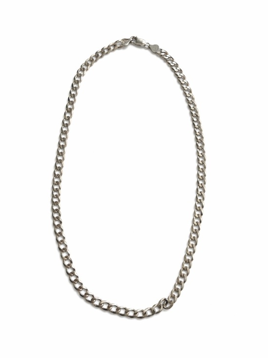 None Other - Curb Silver Chain Necklace✨